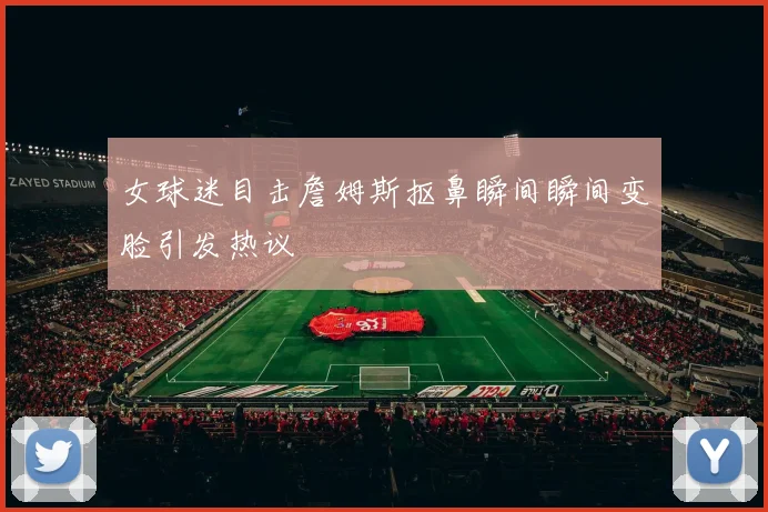 女球迷目击詹姆斯抠鼻瞬间瞬间变脸引发热议