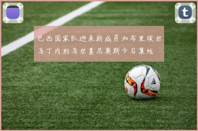 巴西国家队迎来新成员加布里埃尔马丁内利马尔基尼奥斯今日集结